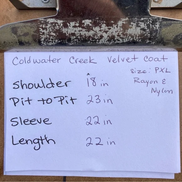 Vintage 90s Coldwater Creek crushed velvet boho embroidered blazer - Picture 9 of 10